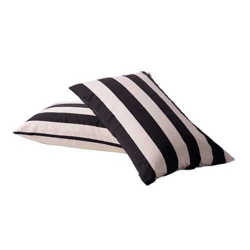 HOMMEY. Stripes Pillowcase Pair 48cm x 73cm